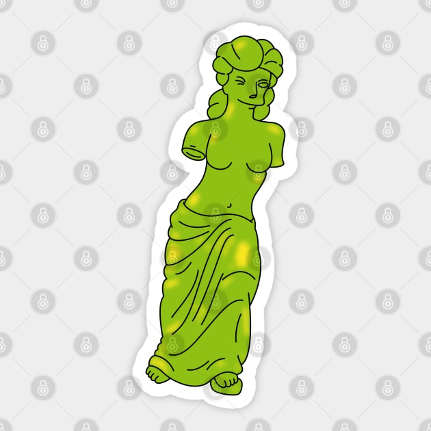 Gummi Venus de Milo Sticker by Hounds_of_Tindalos